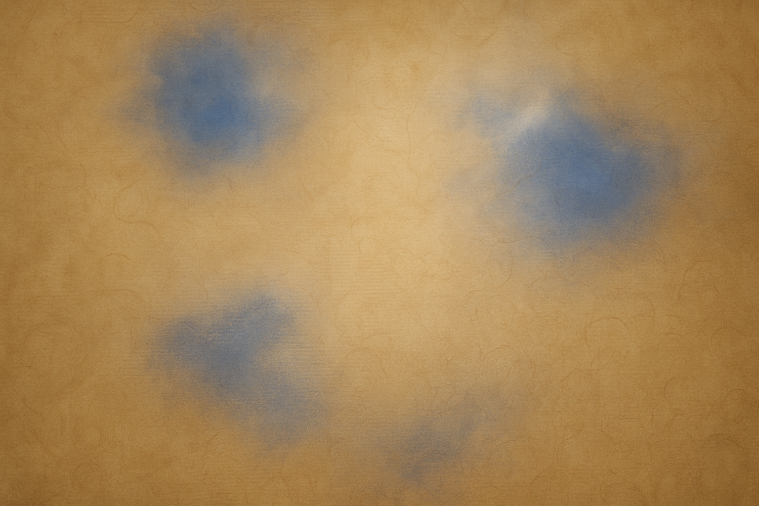 A luxurious mystical background texture inspired by Egyptian papyrus and sacred rituals. Soft beige and golden tones mixed with indigo blue light reflections, subtle grain and organic patterns, symbolizing ancient wisdom and divine energy. No symbols, no text. Elegant high-end editorial style, smooth lighting, minimal yet spiritual, perfect for a luxury holistic brand website background.